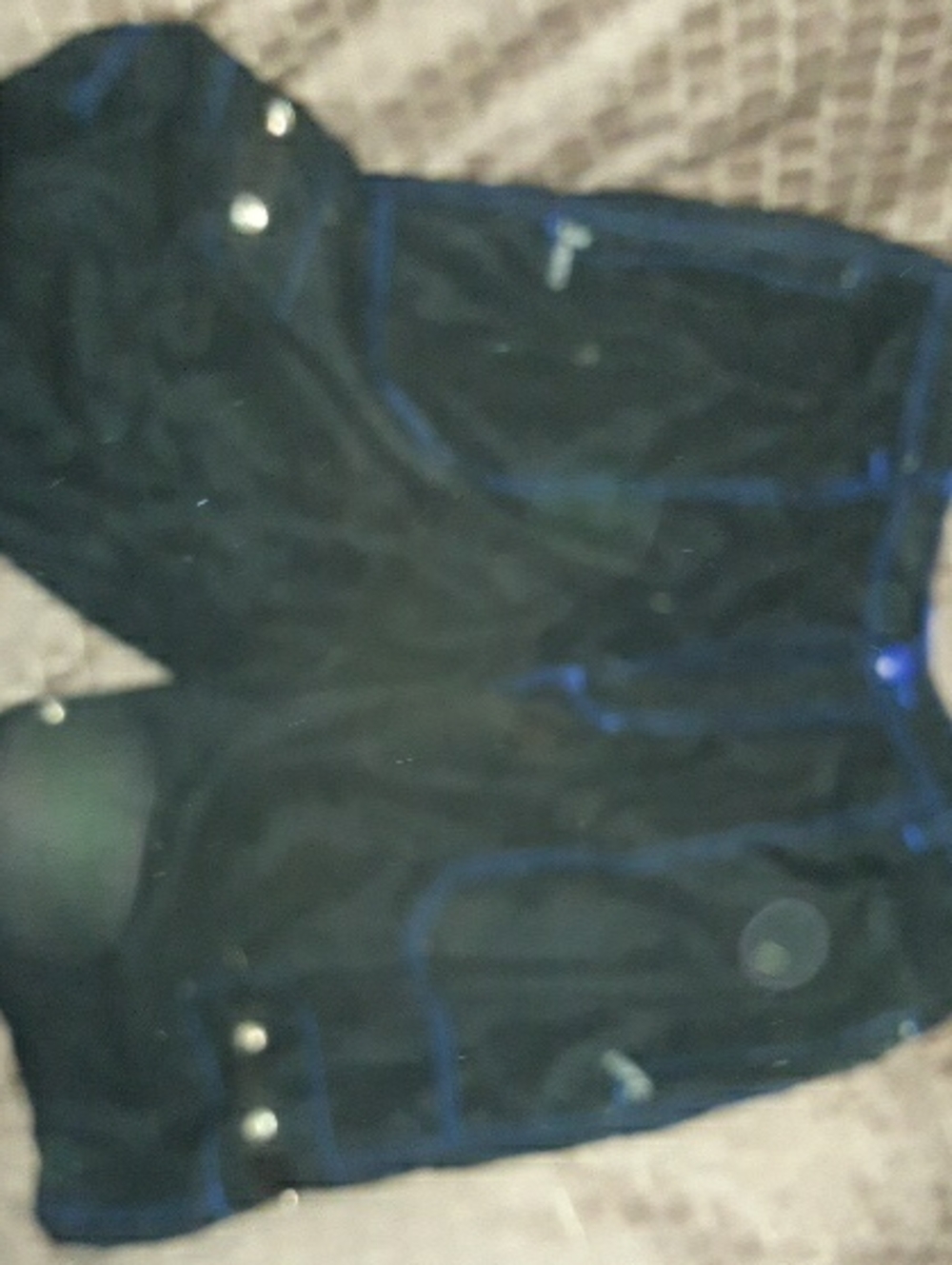 Vintage Black Cut Off Shorts By ALTERED MIND